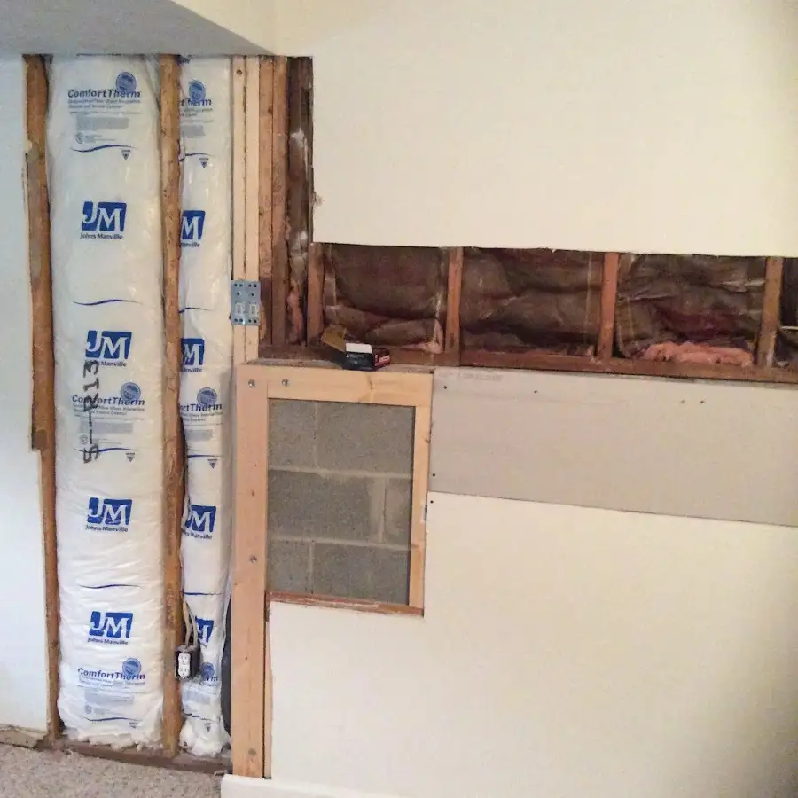Wall insulation replacement during Contents Cleaning & Restoration in Port Isabel
